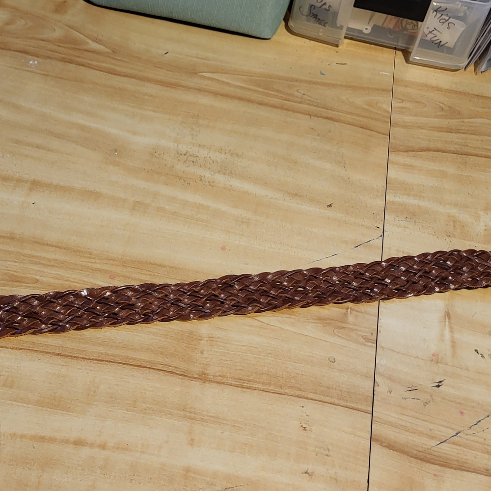 Braided Brown Belt